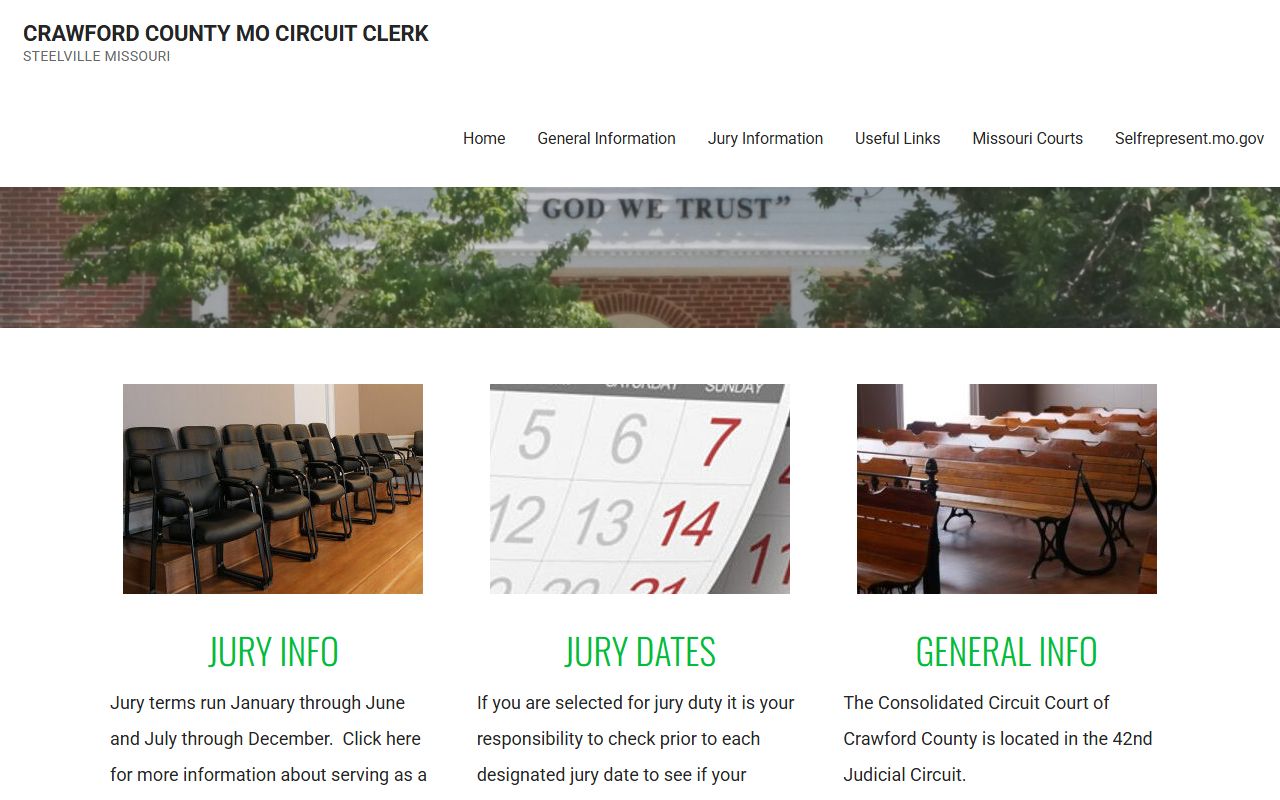 Crawford County Circuit Court records related to police blotter cases