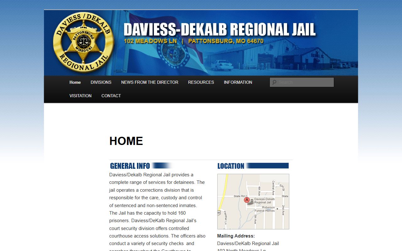 Daviess/DeKalb Regional Jail serving Daviess County police blotter records