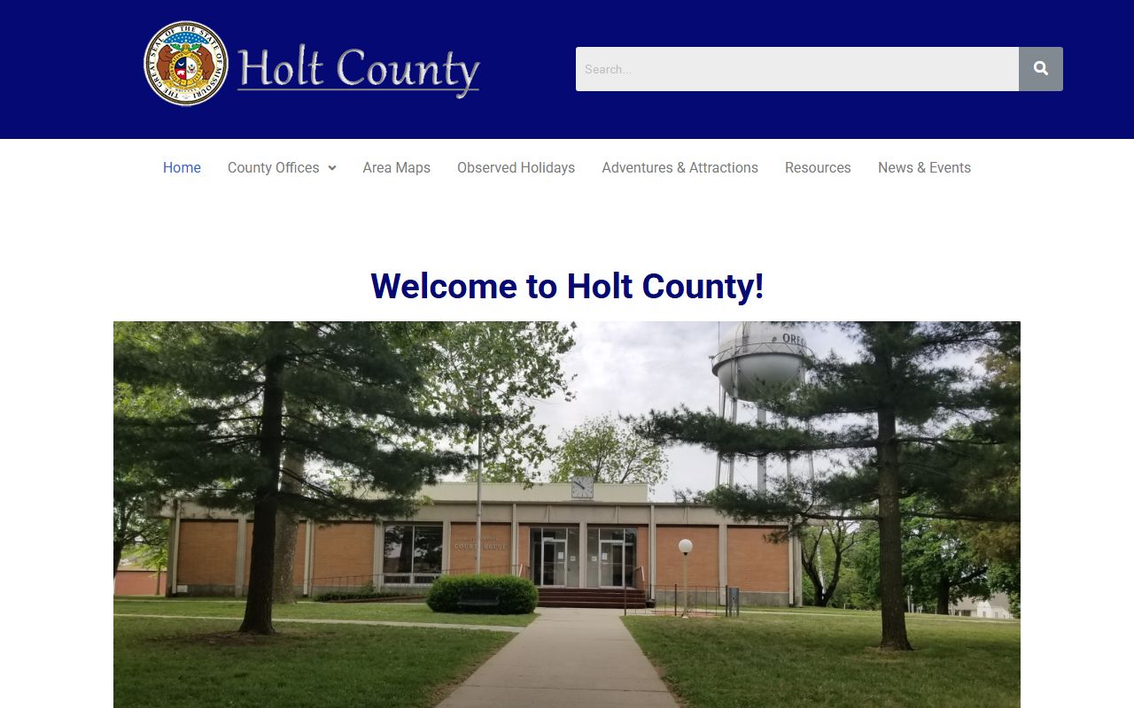 Holt County Missouri sex offender registry and police blotter